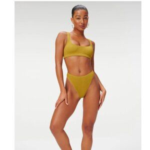 Good American High Rise Good Waist Cheeky Bikini Bottom Size 5/6 2XL 3XL